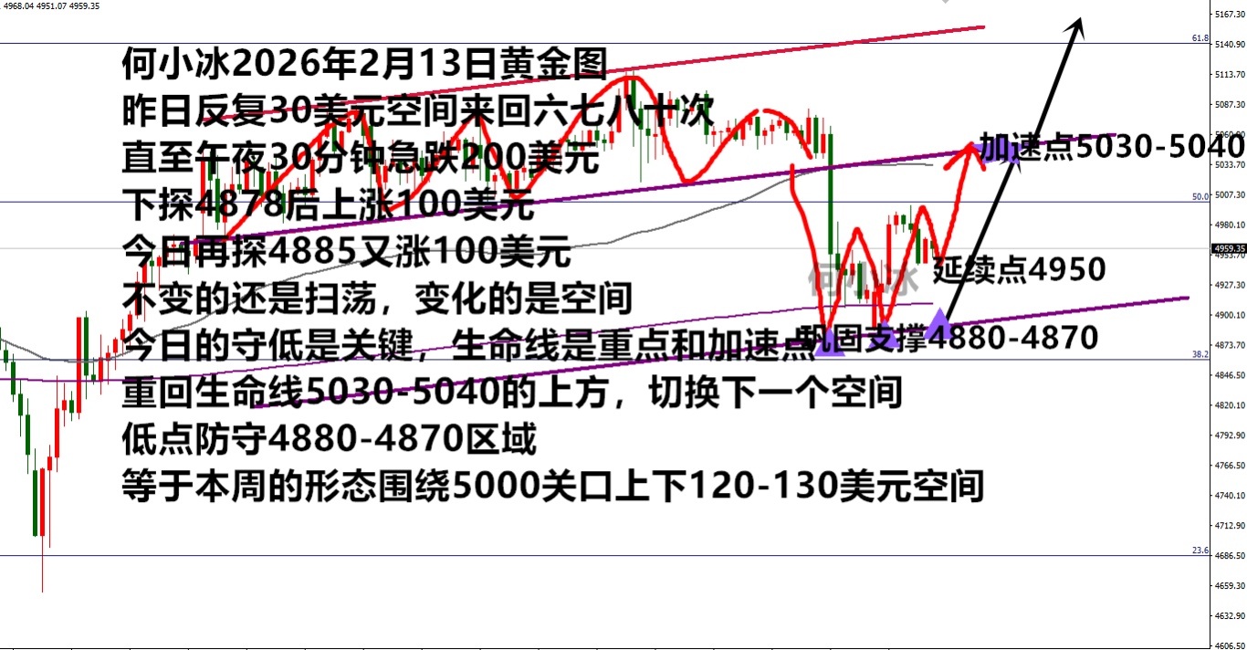 何小冰：别慌！金价保持扫荡迎接马年春节